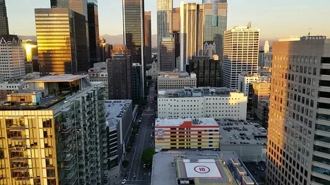 Downtown Los Angeles Stockbeeldmateriaal 101694096