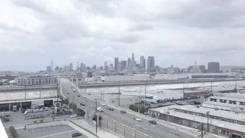 Downtown Los Angeles Stock Footage 134656775