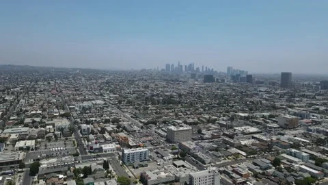 Downtown Los Angeles Stock Footage 166248685