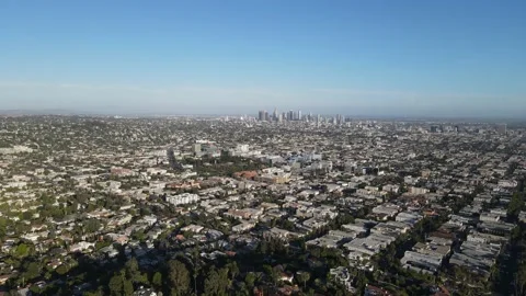 Downtown Los Angeles Video stock 166249268