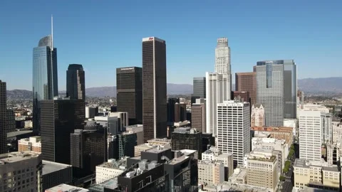 Downtown Los Angeles Stock Footage 166524928
