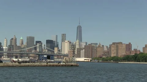 Downtown Manhattan Stock Footage 40498843