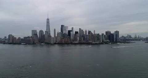 Downtown Manhattan Video stock 120774577