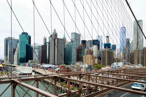 Downtown manhattan Stock Photos