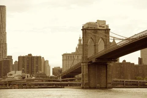 Downtown Manhattan View Stock Photos
