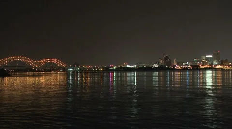 Downtown memphis timelapse Stock-Footage 7769561