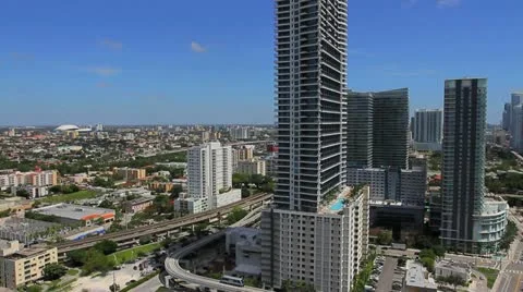 Downtown Miami Stock Footage