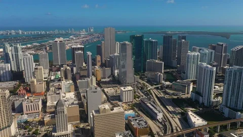Downtown Miami 库存影片 124571907