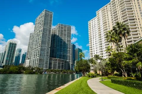 Downtown miami Stock Photos
