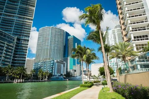Downtown miami Stock Photos