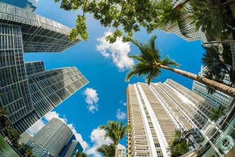Downtown miami Stock Photos