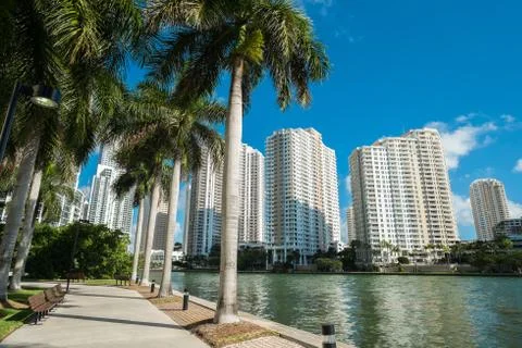 Downtown miami Stock Photos