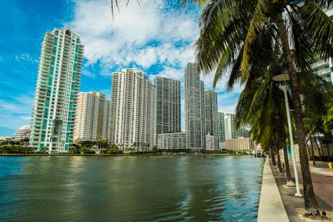Downtown miami Stock Photos