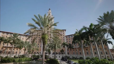 Downtown Miami skyline Stock Footage 74101022