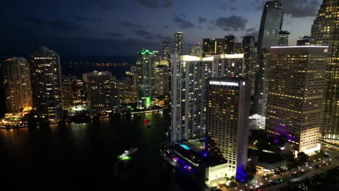 Downtown Miami skyline Stock Footage 237363893