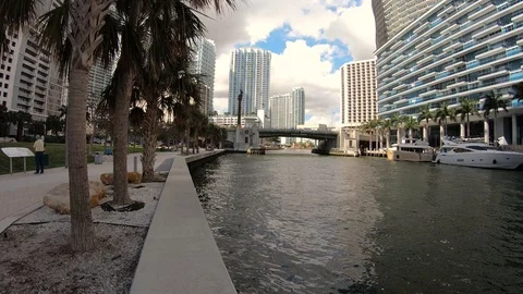 Downtown Miami Time Lapse Video Stock Footage 103165325