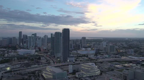 Downtown Miami - Timelapse Stock Footage 37625686
