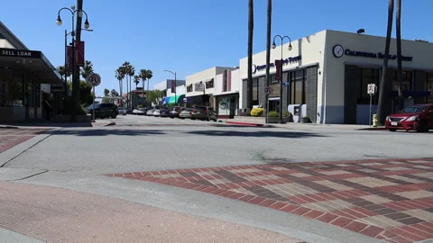 Downtown Millbrae Californai Stock Footage 196941196