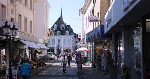 Downtown Moers Stock-Footage 133071742