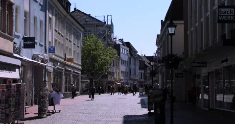 Downtown Moers Vídeo Stock 133072722