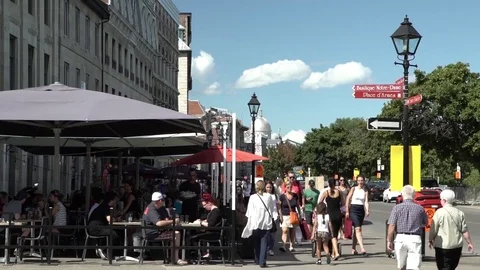 Downtown Montreal Stock-Footage 77164870