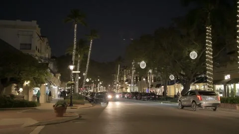 Downtown Naples Florida at dusk. 库存影片 247294216