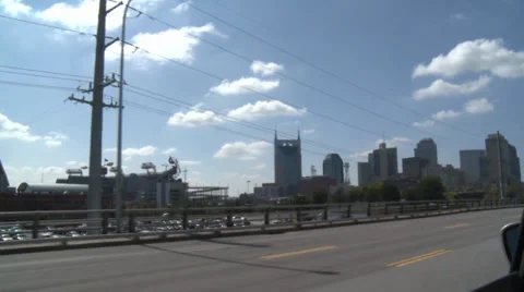 Downtown Nashville Skyline Stock Footage 33756022