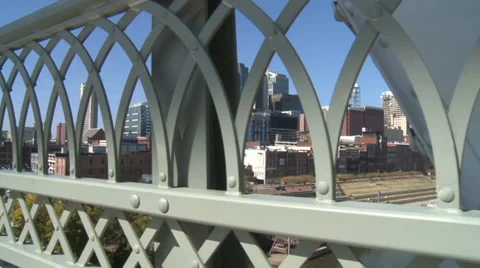 Downtown Nashville Skyline Stock Footage 33756061