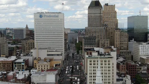 Downtown Newark Prudential Building 스톡 동영상 109372450