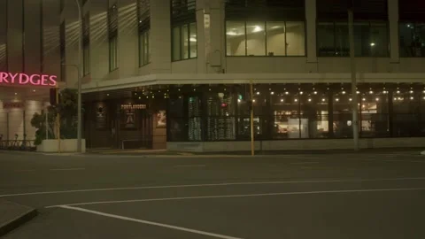 Downtown night view Stock Footage 236439927