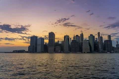 Downtown NYC Time Lapse Видео 117001680