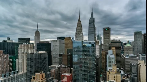 Downtown NYC Time Lapse Vídeos de archivo 144714287