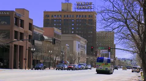 Downtown Ogden Utah Stock Footage