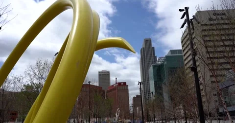Downtown Omaha, Nebraska 스톡 동영상 344358751