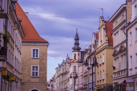 Downtown of Opole. Poland. Stock Photos