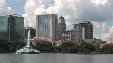 Downtown Orlando, Florida Stock Footage