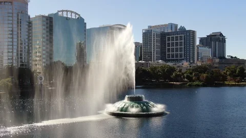 Downtown Orlando Stock Footage 100174169