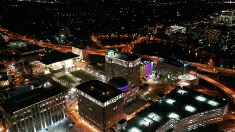 Downtown Orlando 库存影片 100278971