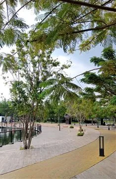 Downtown park Foto stock