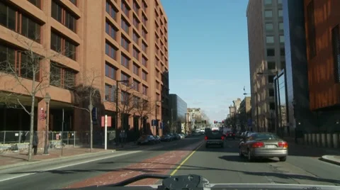 Downtown Philly traffic Stock Footage 8555925