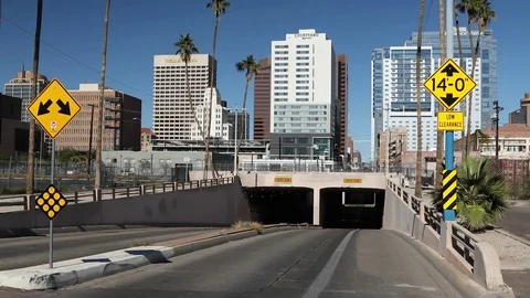 Downtown Phoenix, Arizona. Stock Footage 84873953