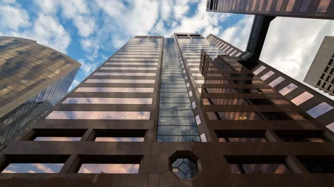 Downtown Phoenix, AZ Office Building Time Lapse Stock-Footage 68770877