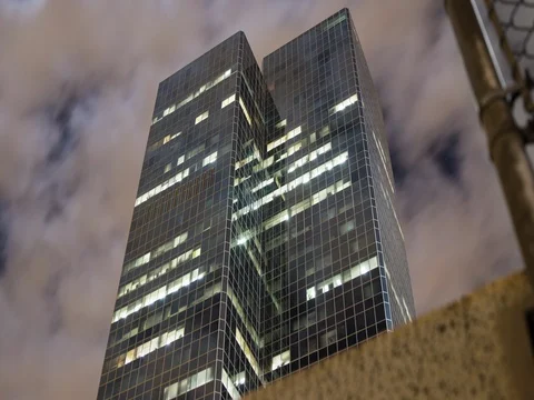 Downtown Phoenix Sky Scraper Time Lapse Stock Footage