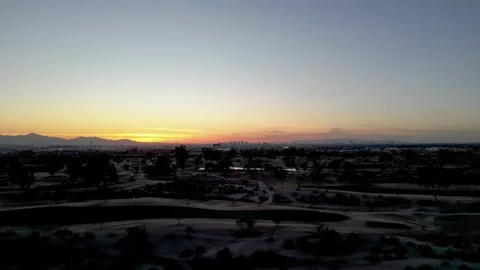 Downtown Phoenix Skyline Golf Stockbeeldmateriaal 245019355