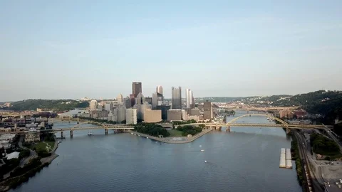 Downtown Pittsburgh Stock Footage 94684978