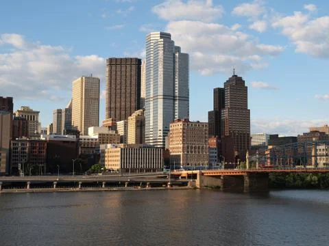 Downtown pittsburgh Stock Photos