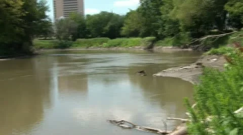 Downtown River Pan Vidéo 12577343