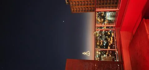 Downtown Rooftop Foto stock