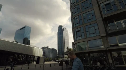 Downtown of Rotterdam Stock Footage 99178918