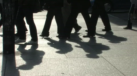 Downtown Rush Hour Stock Footage 717442